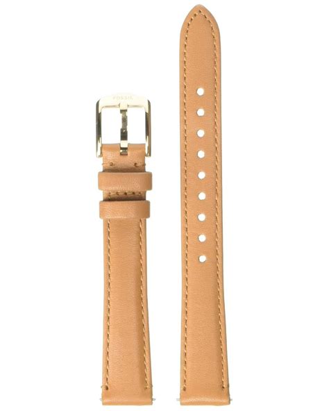 14mm watch strap fossil|brown leather fossil watch strap.